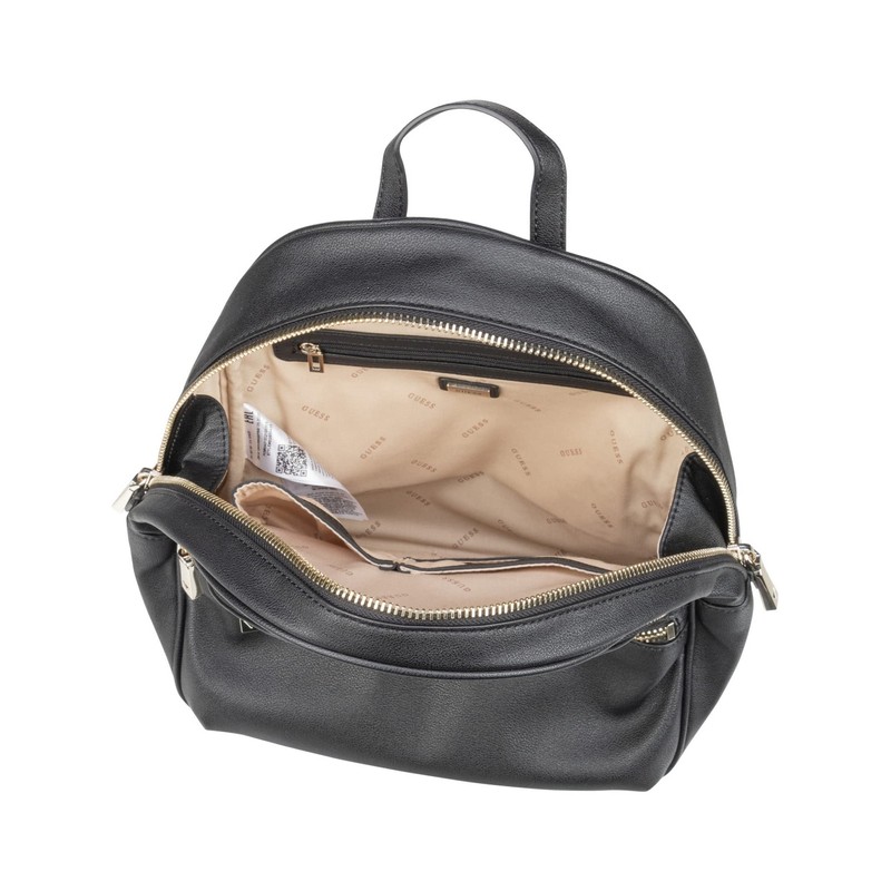 GUESS womens Manhattan Large Backpack, Black, One Size US