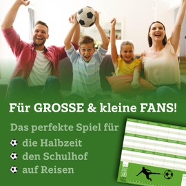 City Country Football The Game Pad A4 with 24 Football Categories | Classic Game 2.0 as a Party Game for Football Fans as a Gift Idea, DIN A4 Pad | 50 Sheets