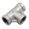 PHITUODA 2 PCS 1/4 Inch Female NPT Tee Pipe Adapter