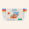 Bentgo Easyboxes - Original Stackable Lunch Boxes - Reusable 3-Compartment