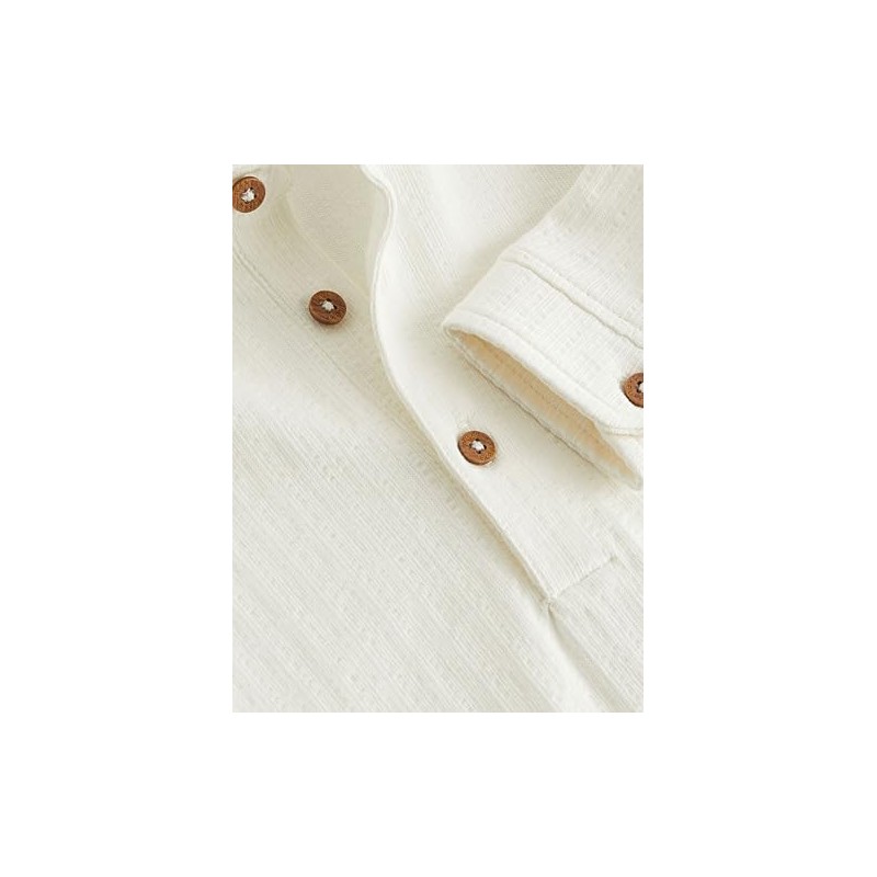 NEXT Smocked Baby Bodysuit, White