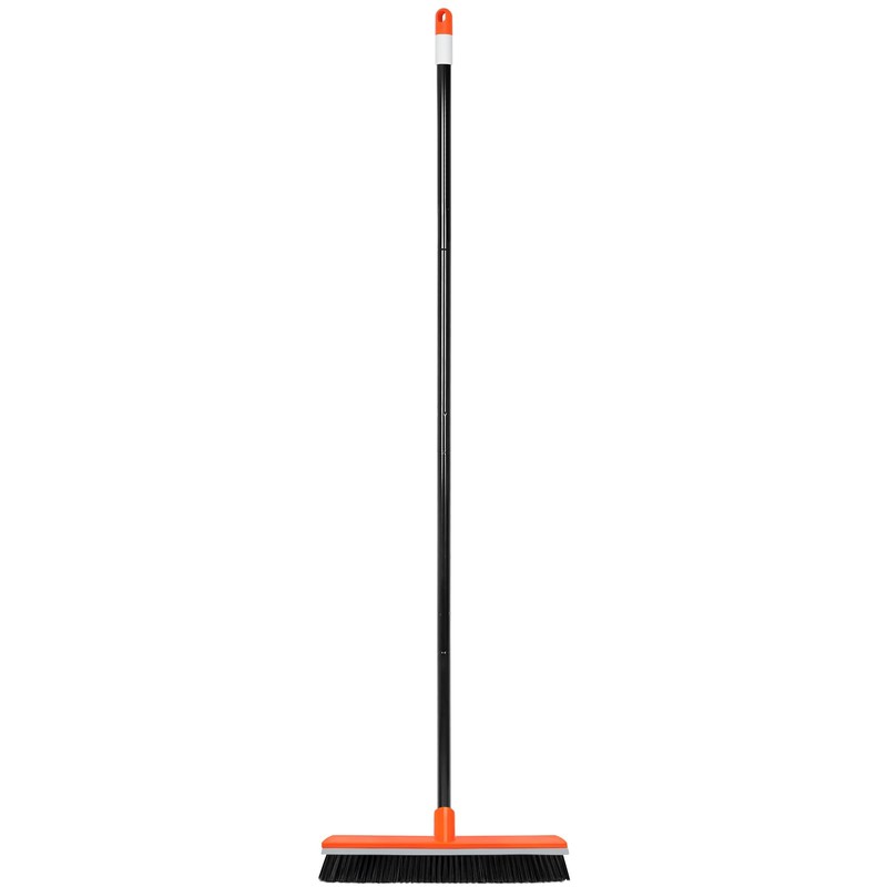 16 Inch Push Broom Heavy-Duty Outdoor Commercial Broom Brush