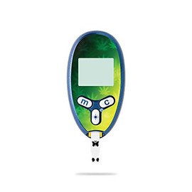 MightySkins Skin Compatible with Abbott Freestyle Lite - Rasta Rainbow | Protective, Durable, and Unique Vinyl Decal wrap Cover | Easy to Apply, Remove, and Change Styles | Made in The USA