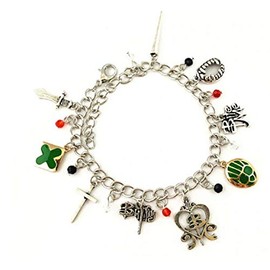 Buffy The Slayer Themed Silvertone Charm Bracelet