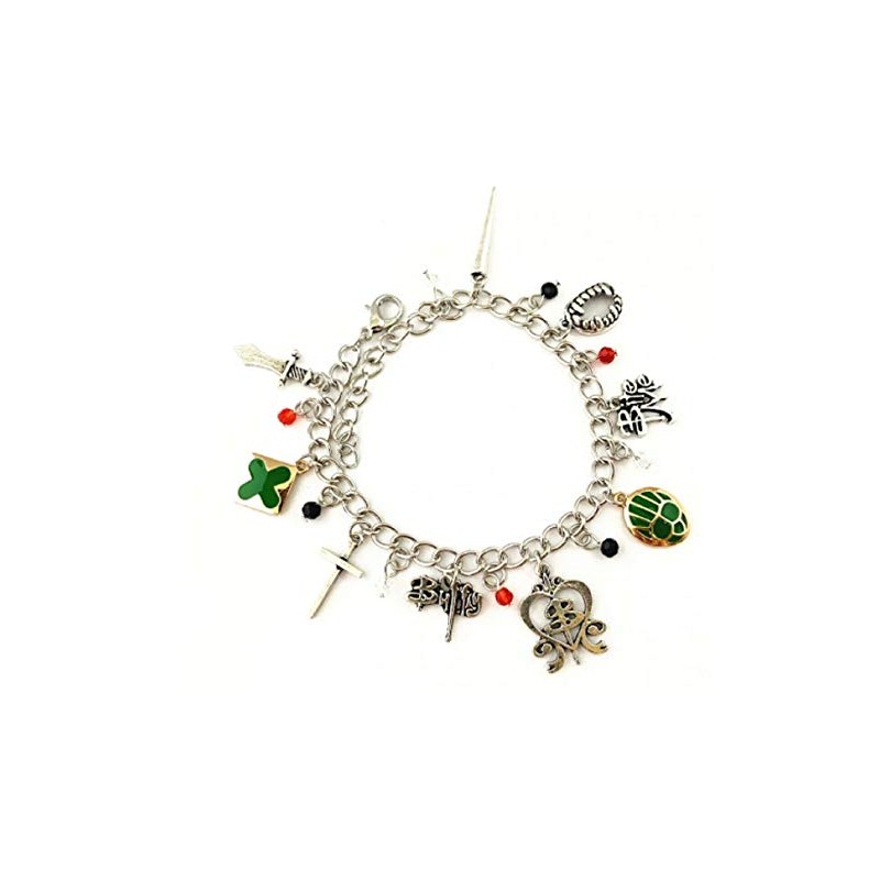 Buffy The Slayer Themed Silvertone Charm Bracelet