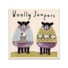 Sheep Woolly Jumpers Coaster - 1 Item Random Design
