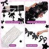 Yeaqee 5 Pack Bow Party Decorations, 2 Bow Foil Fringe