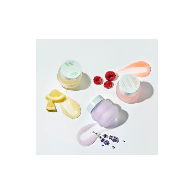 TOCOBO Lip Mask Collection, Mascarillas Labiales, 3 pack con 20