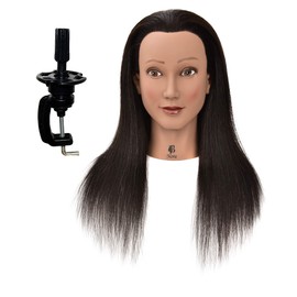 Ladella Beauty 24 " Cosmetology (Heavy Density) 100 %Human Hair Mannequin Manikin Training Head - Zuri
