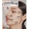 Collagen Overnight Face Mask 3 Step Pore Minimizer Hydrogel Sheet&Boost