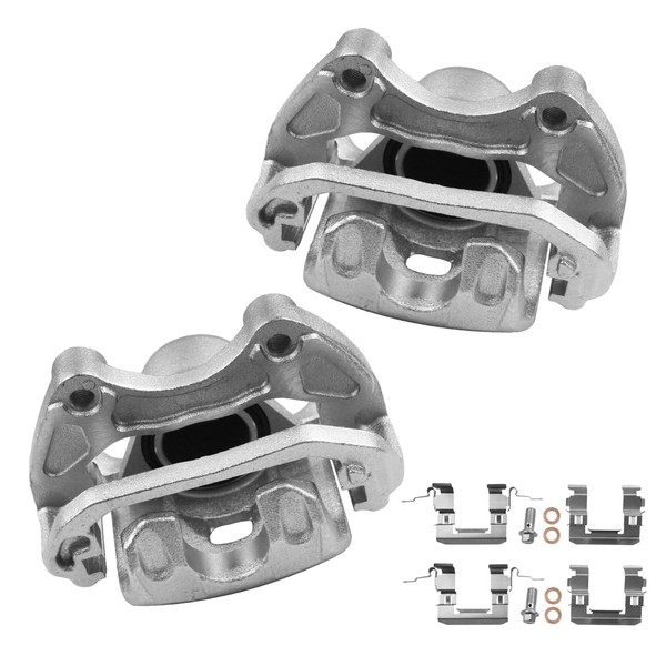 funire Front Brake Caliper with bracket Compatible with 2002-2006 Nissan