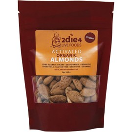 2Die4 Organic Activated Almonds, 100g