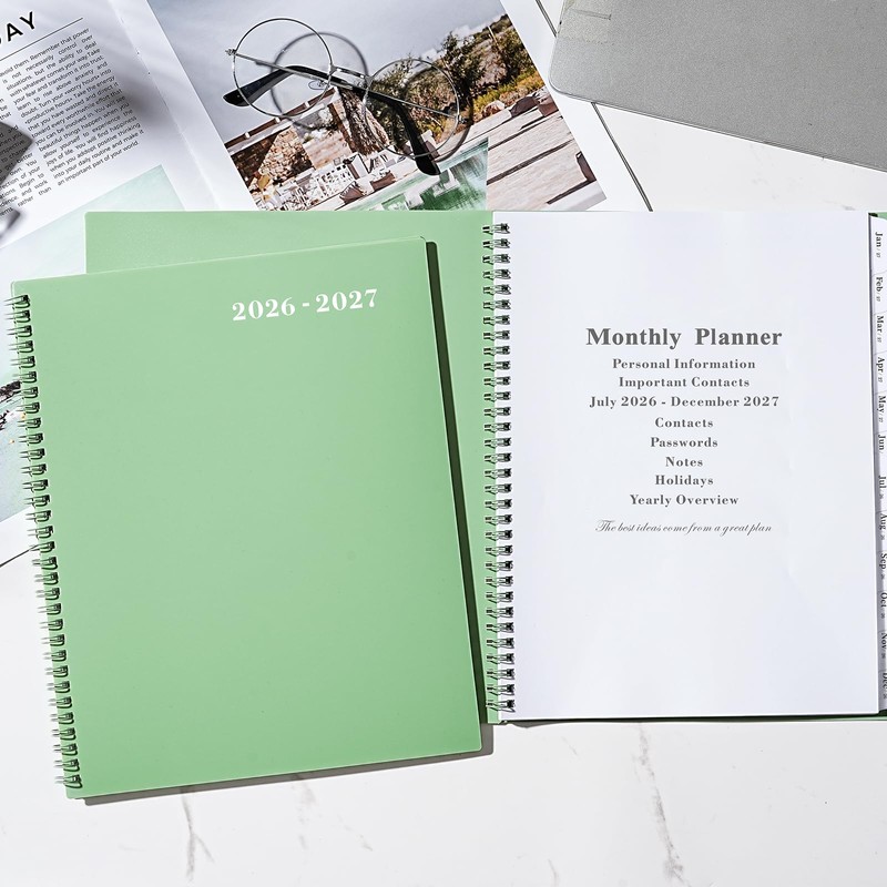 2026-2027 Monthly Planner - Planner/Calendar 2026-2027, Jul 2026 - DEC