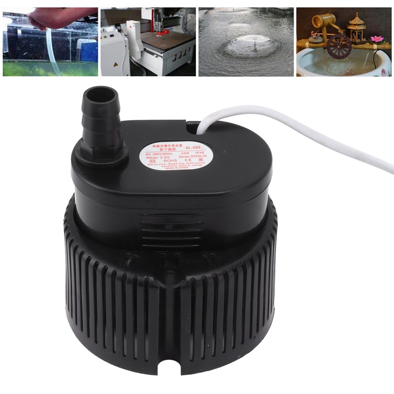 Submersible Pump 45W 380V Low Noise Stable Output Plastic Casing