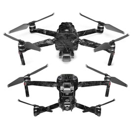 MightySkins Skin Compatible with DJI Mavic 2 Pro or Zoom - Black Marble | Protective, Durable, and Unique Vinyl Decal wrap Cover | Easy to Apply, Remove, and Change Styles | Made in The USA