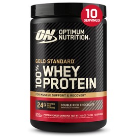Optimum Nutrition Gold Standard 100% Whey Protein Powder, Double Rich Chocolate, 0.68 Pound (Pack of 1)