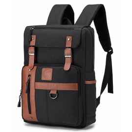 SUCIKORIO 40x30x15cm Travel Backpack Underseat Cabin Bag Luggage British Airways Wizzair Waterproof Oxford Travel Rucksack Cabin Size for Plane Hand Luggage with 15.6 Inch Laptop Compartment, Black