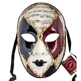 Lannakind Venetian Mask Face Mask Volto Women's Carnival Ball Mask Masquerade Wall Decoration