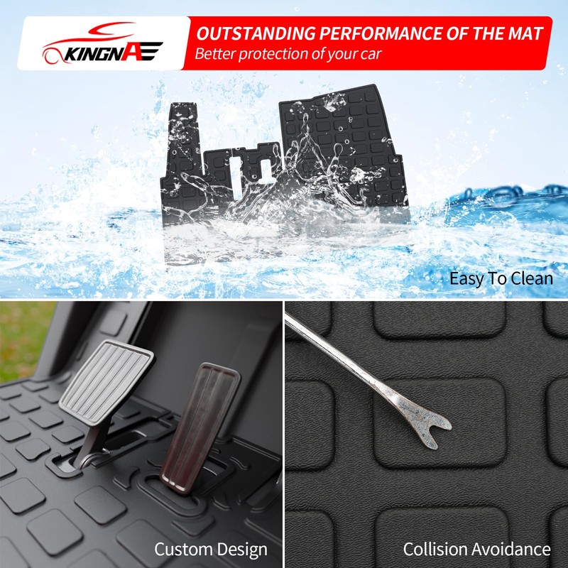 Kingna Floor Mats for 2017-2026 Yamaha Drive2 and UMAX Rally