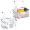 JUNCHU CHERRY 2 Pack The Cabinet Door Organizer, Hanging Wall