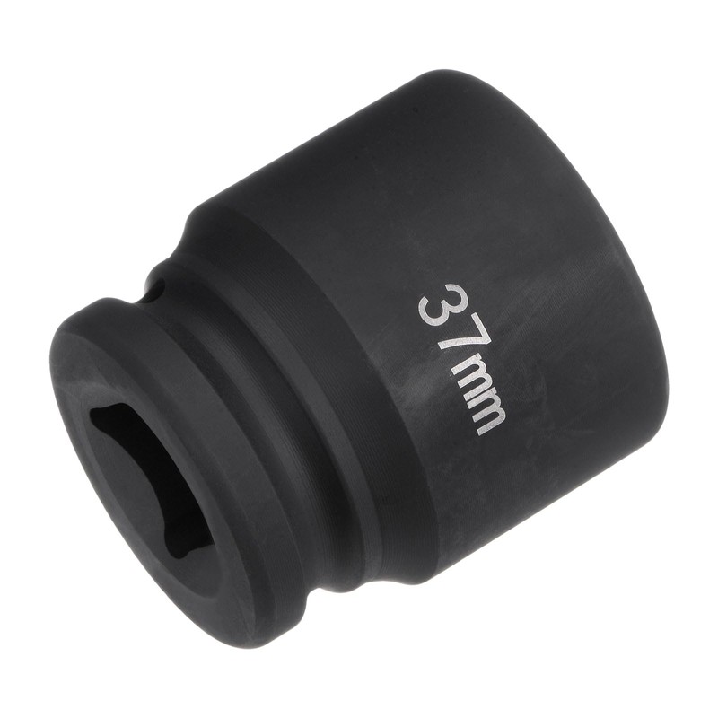 sourcing map 6-Point Impact Socket 3/4" Drive 37mm Metric 40Cr