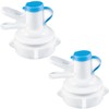 Water Dispenser Valve for 55mm Crown Top Drinking Bottle, Reusable