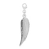 Tuscany Silver Women's Sterling Silver Small Simple Angel Wing Charm