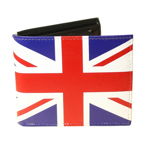 Union Jack Mens Super Soft Genuine Leather Wallet - Holds