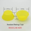 Huaswan Yellow Cupcake Liners Greaseproof Paper Standard Baking Cups for