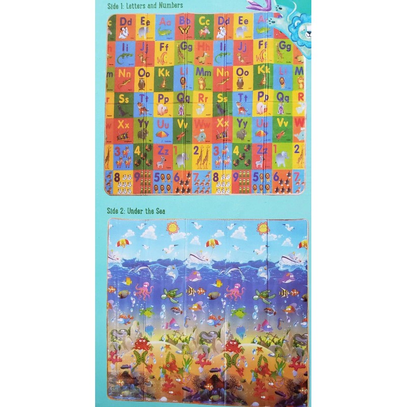 Little JOURNEY Reversible Foam Playmat (76 × 70) (LETTERS &