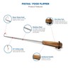 Jaccard 1324 12” PigTail Food Flipper, Blister Pack - ABS