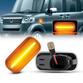 POPMOTORZ CR-V RD N-BOX JF1/2 N-VAN JJ1/2 S660 JW5 LED Side Turn Signal, Flashing Luminous, Turn Signal, High Brightness SMD Amber Luminous