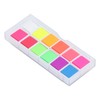 Neon Watercolor Paint Set 12 Colors Fluorescent Solid Art Supplies