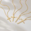 NEARLAND Cross Necklace for Women 14K Gold Cross Necklaces for