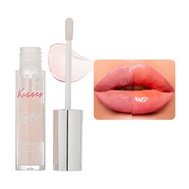 Ruby Kisses Plumping Lip Gloss – Hydrating, Voluminous, High-Shine, Cruelty-Free Lip Plumper, Smoothing, Instinct Lip Maximizer, 4 Colors, 0.15 FL oz. (Dreamsicle)