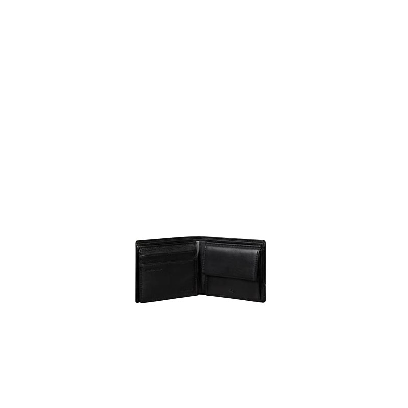 Samsonite Flagged SLG Wallet, 10.5 cm, Black, Black (Black), Credit