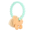 3pcs Silicone Shell Teething Ring Soothes Gum Soreness Crab Shell