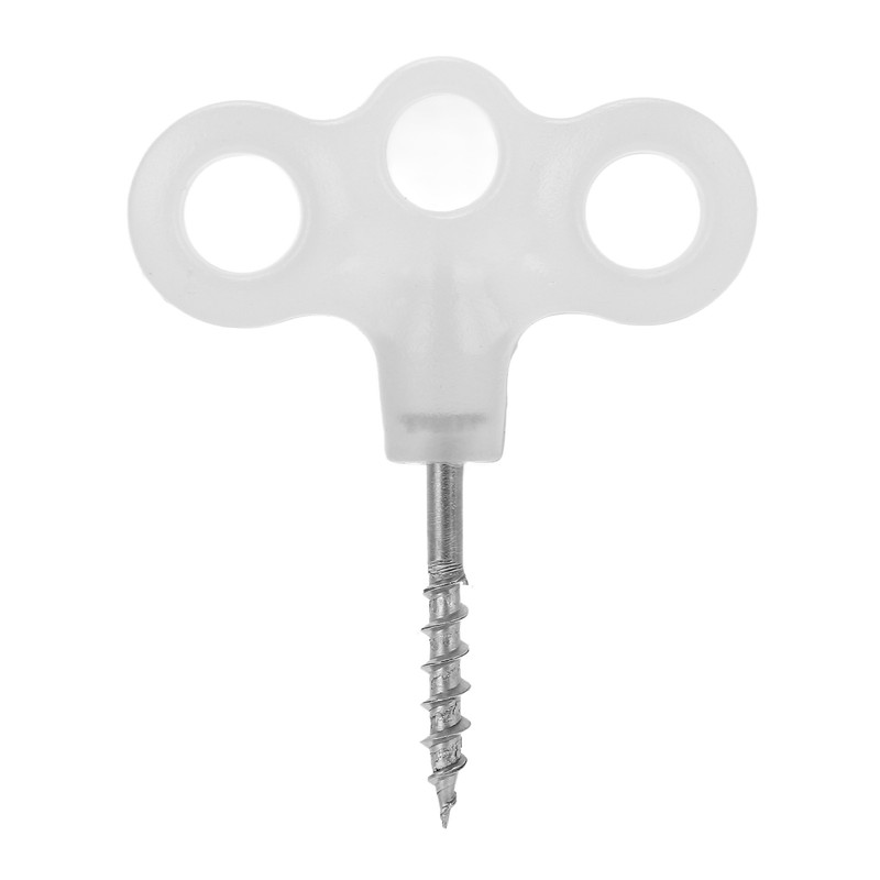 10pcs Luminous Camping Tent Pegs Set ABS 3 Hole Screw