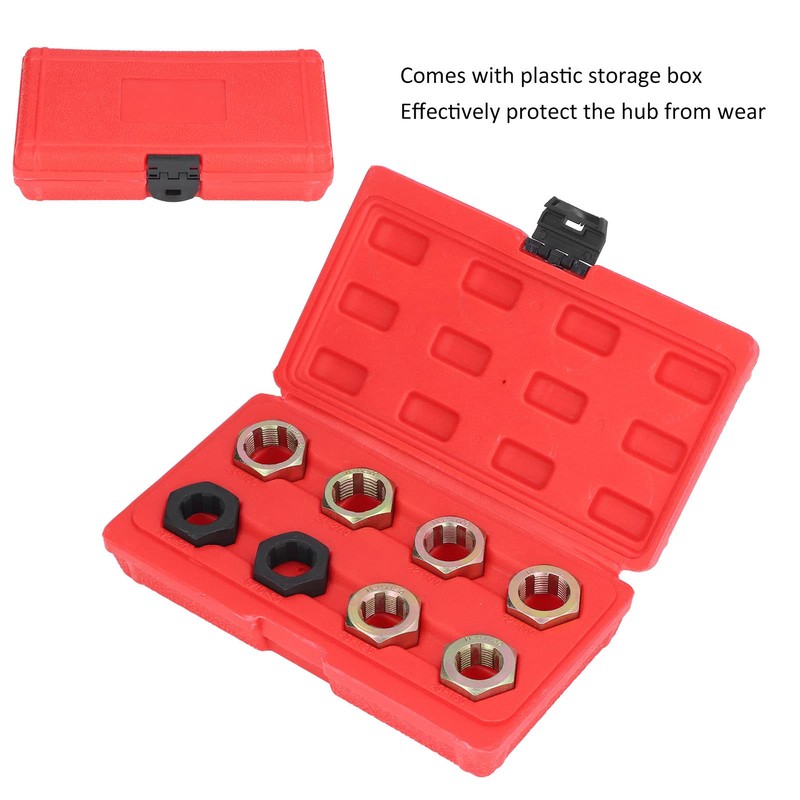 Axle Spindle Rethreading Tool Set Axle Spindle Fractional Cleaning Set
