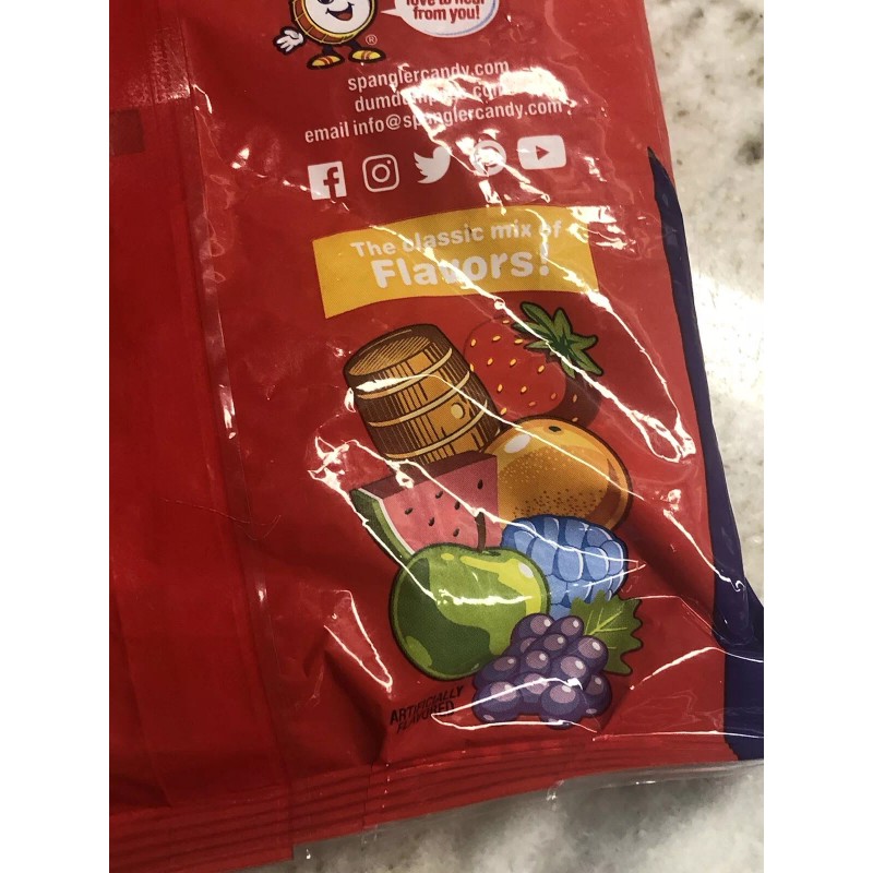 Dum Dums Original Mix Lollipops 4.8oz-Free From Mayor Allergens. Bonus