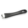 RSYHVG Pan Replacement Handle Black 183mm/7.2inch with Screw Nonstick Saucepan