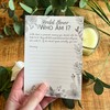 Bridal Shower Who Am I? | Hen Party Game |
