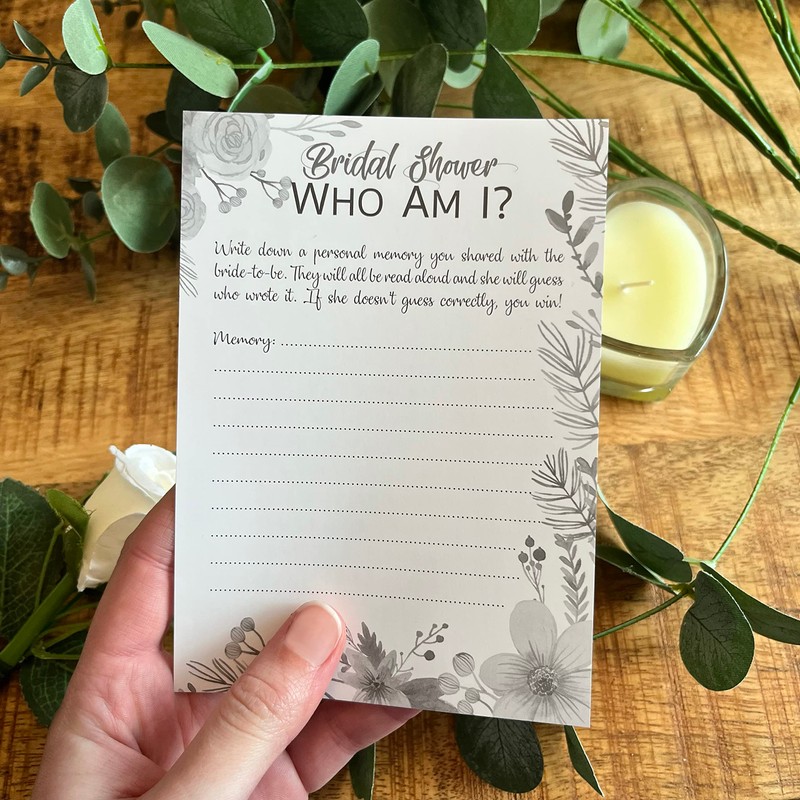 Bridal Shower Who Am I? | Hen Party Game |
