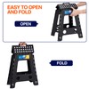Korpai 18" Folding Step Stool for Adults and Kids Holds