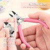LEONTOOL Mini Nipper, Tool, Handicraft, Spring Included, Small Nipper, Diagonal