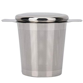 Colador de Malla con Infusor de Té con Acero Inoxidable Extrafino de Gran Capacidad Y Asas Dobles de Tamaño para Colgar en Teteras, Tazas, Tazas para Preparar Té Y Café de