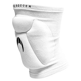 HO Soccer Atomic White Sport Knee Pads, White, M