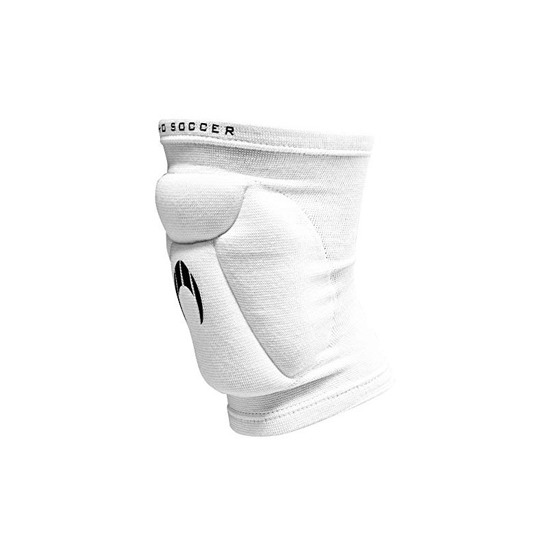 HO Soccer Atomic White Sport Knee Pads, White, M