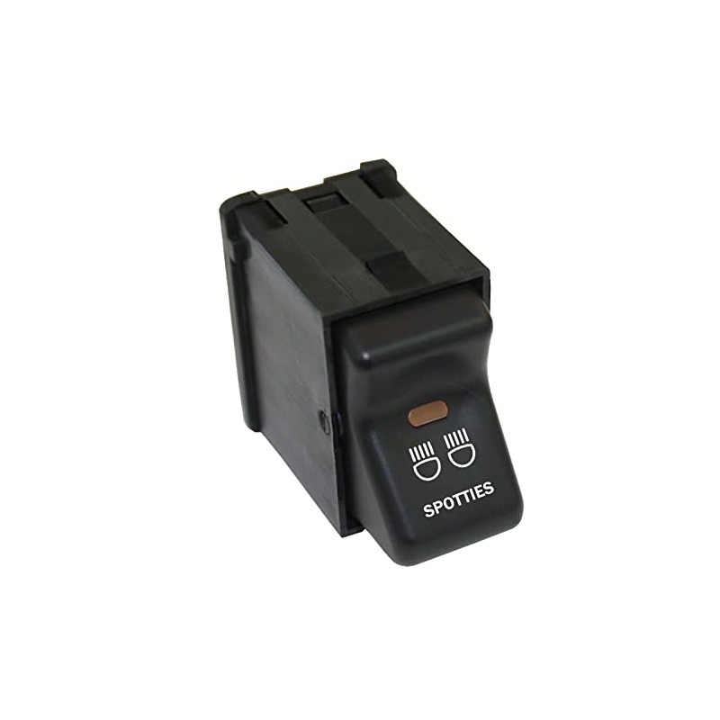 GCD Fits Jeep TJ/XJ Rocker Switch - SPOTTERS Logo, Black,