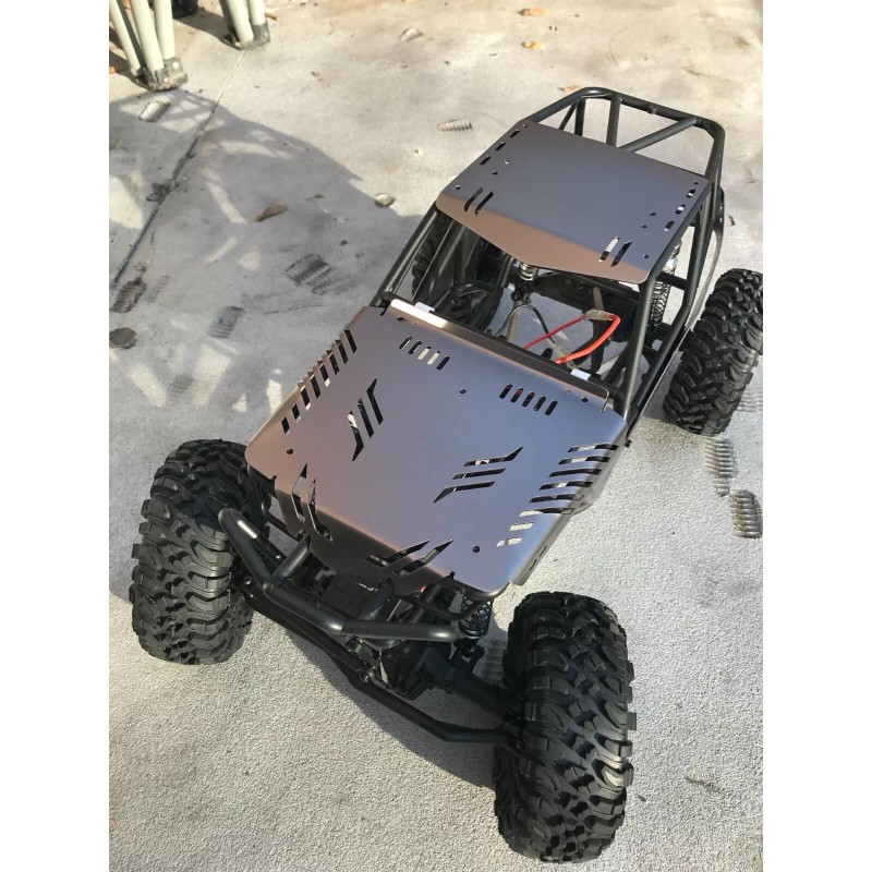 G-M Aluminum Body Panel Kit for 1/10 Axial Wraith Grey